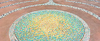 Mosaic labyrinth